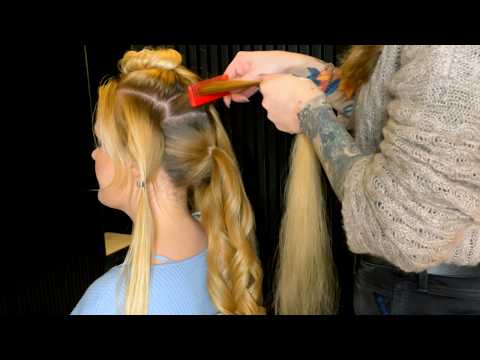 ASMR Both Relaxing Makeup and Hair Sessions with Aisha (Unintentional ASMR)