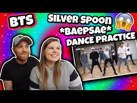 BTS 'Silver Spoon (Baepsae)' mirrored Dance Practice Reaction
