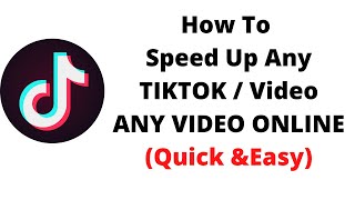 how to speed up any TIKTOK video,how to speed up any video online,how to EDIT SOMEONE tiktok videos