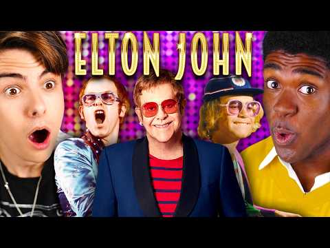 Teens React To Elton John Through The Years! (Rocket Man, Tiny Dancer, I'm Still Standing)