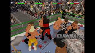 Wrestling Mpire Remix 10 Man Steel Cage Deathmatch!!!