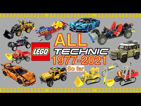 The Evolution of Lego Technic 1977 2021 so far