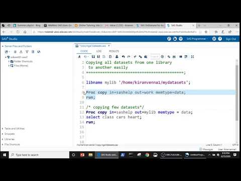 Copying all datasets from one library to another easily