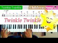 Twinkle Twinkle Little Star Easy Piano / Keyboard Notes with Chords