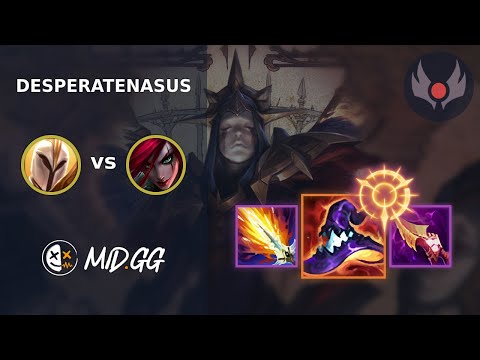 MID.GG: [ DesperateNasus ] Kayle MID vs Katarina | EUW GRANDMASTER | LOL Season 2024