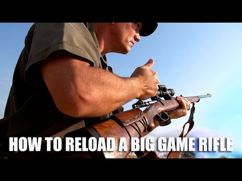 How to reload a big game rifle