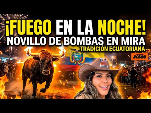 🐂🔥 ASÍ SE VIVE EL NOVILLO DE BOMBAS EN MIRA | Una tradición llena de adrenalina