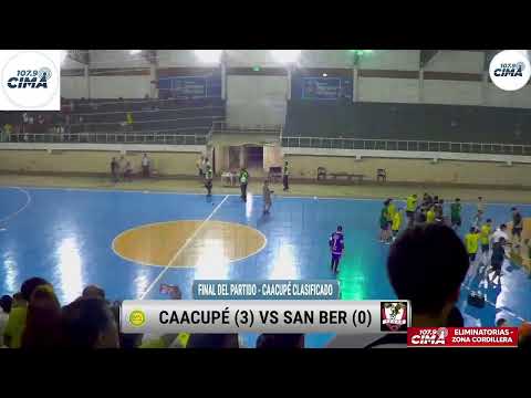 Partido extra, zona cordillera CAACUPÉ VS SAN BERNARDINO