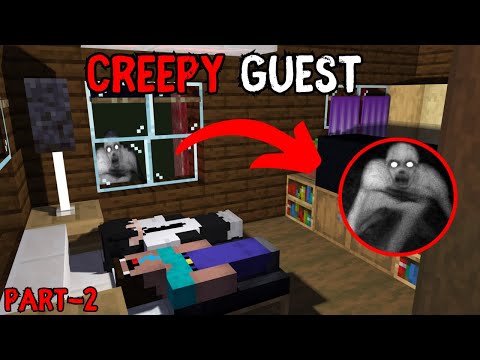 DEFUSED DEVIL - HORROR CREEPY GUEST in Minecraft Part-2😨 Scary Story in Hindi