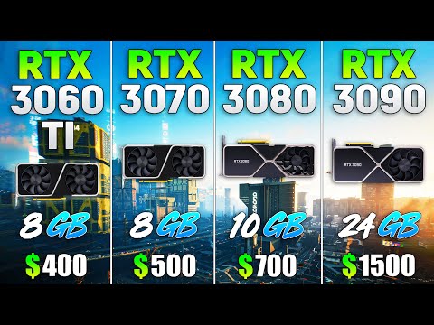 RTX 3060 Ti vs RTX 3070 vs RTX 3080 vs RTX 3090 - Test in 8 Games