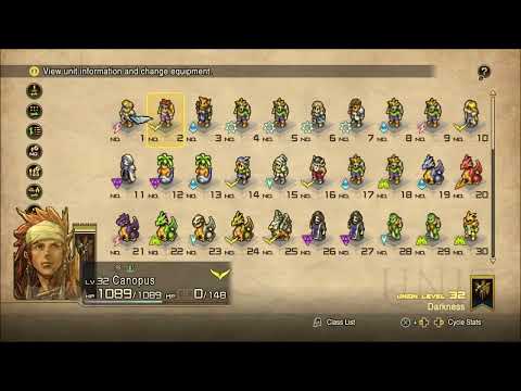 Tactics Ogre Reborn walkthrough with commentary 99 Chapter 4L Palace of the Dead B24 Shop