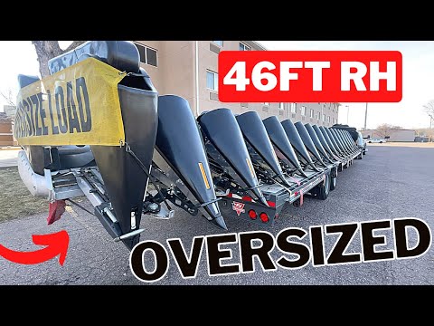 Hotshot Trucking OTR isn't always Smooth Sailing | A Day in the life | 46 Feet Long Oversize Load