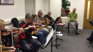 Music video thumbnail preview for Michael Turner’s Waltz - Leeds Folk Fiddle Group by Oysterband