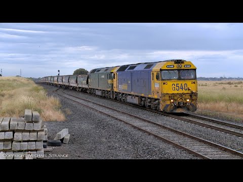 7731V Grain Train Arrives At Gheringhap (19/12/2021) - PoathTV Australian Railways