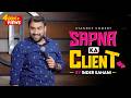 Sapna Ka Client Standup Comedy By Inder Sahani Crowd Work