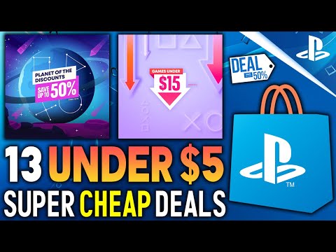 13 AMAZING PSN Game Deals UNDER $5 NOW! SUPER CHEAP PS4 Games! (PSN Planet Discounts + Under $15)