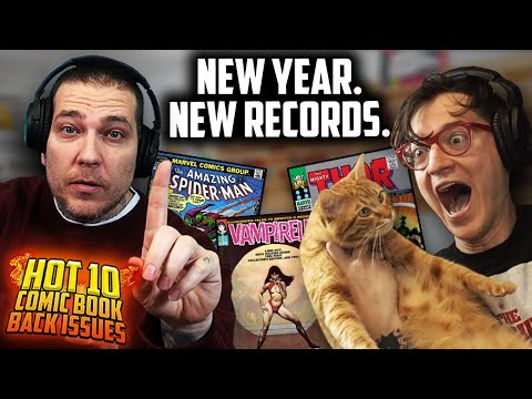 Big Week of Record Breaking Comic Sales! | HOT10 Comic Book Back Issues ft. Gem Mint Collectibles