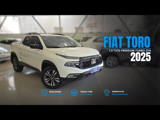 Vídeo FIAT TORO 1.3 TURBO 270 FLEX FREEDOM AT6
