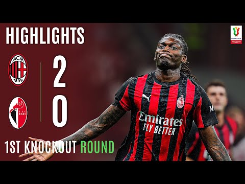MILAN-BARI 2-0 | HIGHLIGHTS | Leao and Pulisic Seal Milan Win | Coppa Italia Frecciarossa 2025/26