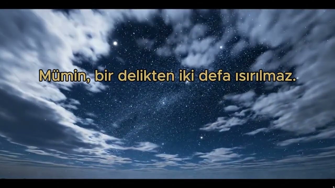 Aynı Yerden İki Kez Vurulma | Müminin Feraseti