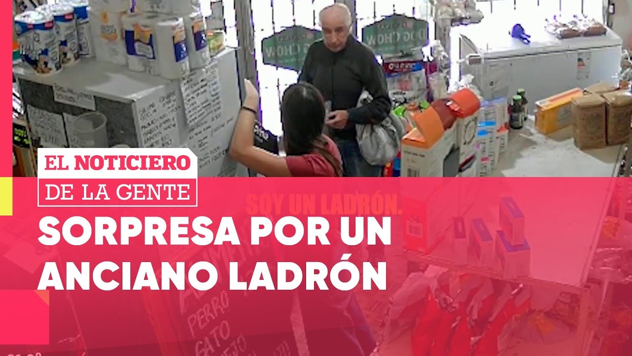 "Soy un LADRÓN": El anciano que sorprendió con su forma de robar