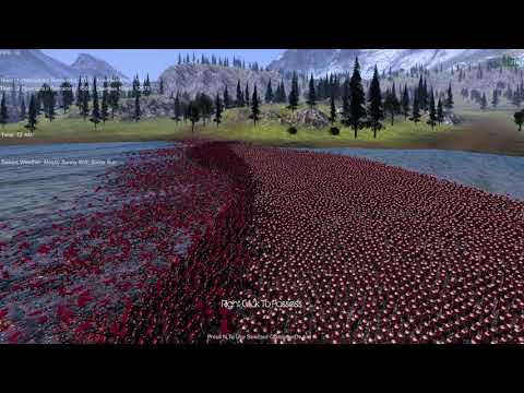 3,000 Spartans vs 20,000 Necrotics Ultimate Epic Battle Simulator