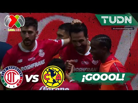 ¡GOLAZO DE CABEZA! Luan García hace el 1-0 | Toluca 1-0 América | Liga MX - Final - Ida CL 2025 TUDN
