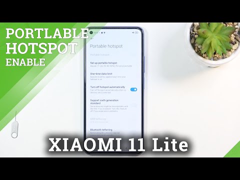 How to Enable Portable Hotspot on XIAOMI 11 Lite - Set Up Portable Hotspot