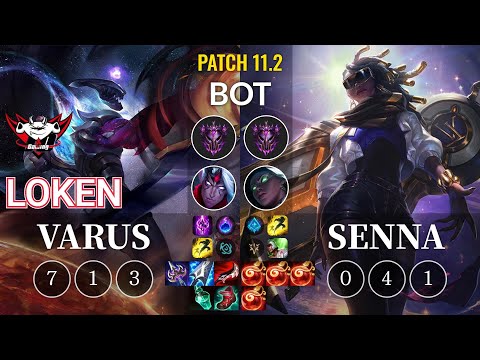 JDG LokeN Varus vs Senna Bot - KR Patch 11.2