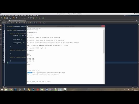 Java Programming Tutorial 29 Vigenere Cipher Pt 2