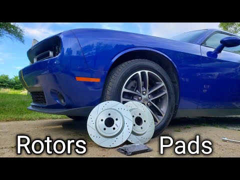 15-23 Dodge Challenger Front Pads & Rotors Replacement