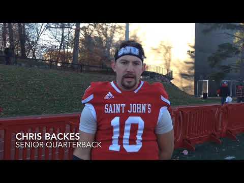 Post-Game Interviews w/SJU's Vouk, Backes, Wozniak & Fasching - 2021 Lake Forest