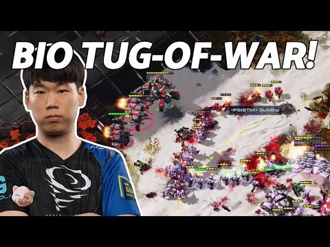 StarCraft 2 - TvT BIO TUG-OF-WAR Between GUMIHO and KIWIAN (Best-of-3)