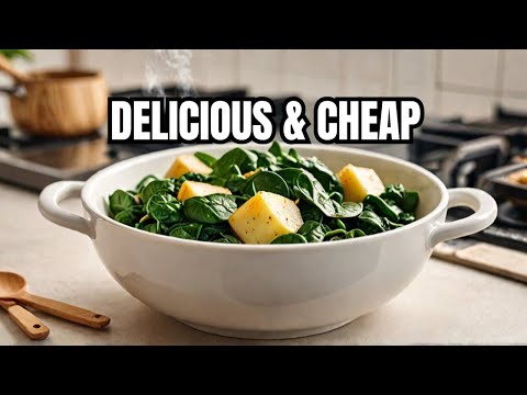 Spinach and potatoes
