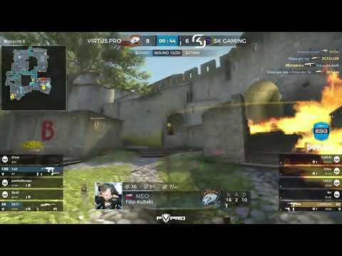 Virtus.pro vs SK. NEO 3k to close out the half Cbble. ESG Tour Mykonos 2017