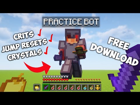 PVP PRACTICE BOT - CUSTOM KIT UPDATE!! (SINGLEPLAYER 1.20.X)