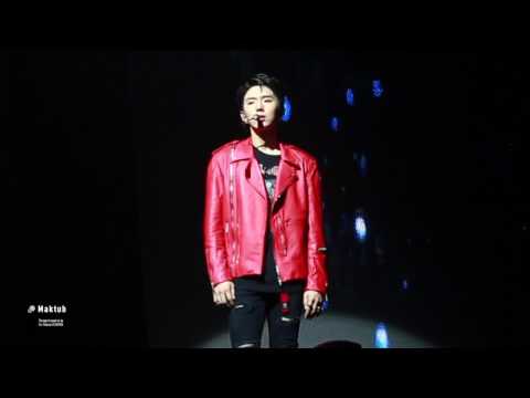 170716 MonstaX Beautiful in ATLANTA [Broken Heart] Kihyun Focus