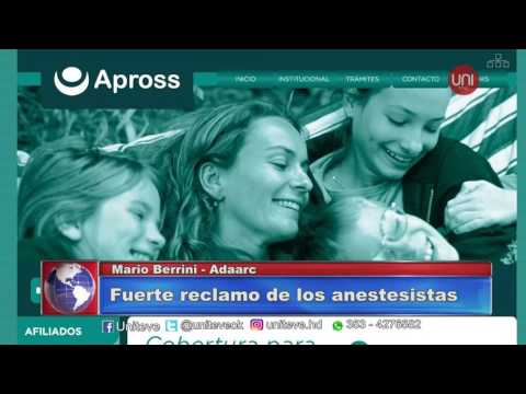 Fuerte reclamo de los anestesistas.