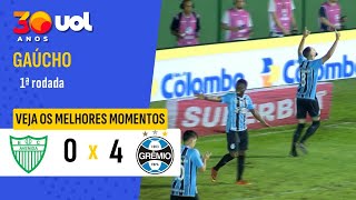 4x0! GRÊMIO GOLEIRA CONTRA O AVENIDA NO CAMPEONATO GAÚCHO; VEJA OS MELHORES MOMENTOS