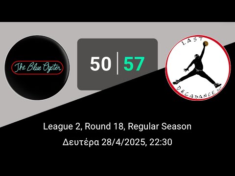 Blue Oysters 50-57 Last Decadance  - (Round18-League2-28/04/2025)