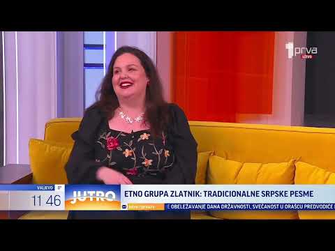 Jovana Zukanović, rukovodilac Etno grupe Zlatnik, razgovor u Jutru na Prvoj, 15.2.2026.