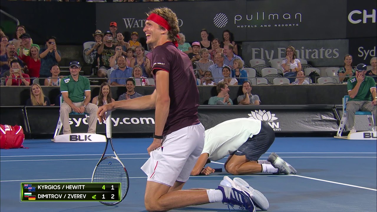 Zverev doesn't want to hit Kyrgios (FAST4) | Sydney International 2018