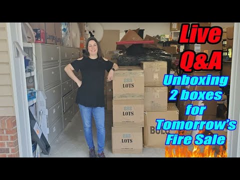 Live Unboxing Of 2 888 Lots Boxes - Home Decor - Paid $60 Per box --Online Re-seller