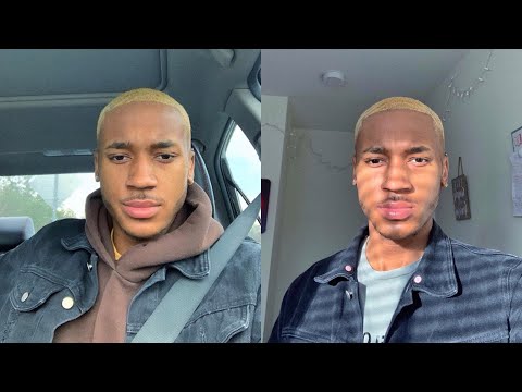 HOW TO DYE YOUR 360 WAVES BLONDE AT HOME | STEP BY...