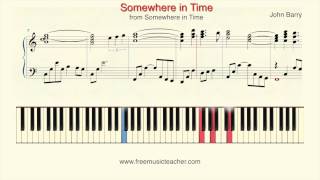 How To Play Piano: John Barry "Somewhere in Time" Piano Tutorial by Ramin Yousefi