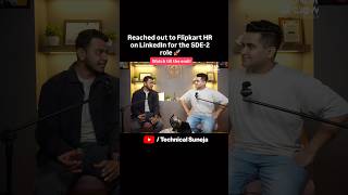 He Reached out to Flipkart HR on LinkedIn for the SDE-2 role 🚀 #shorts #ai