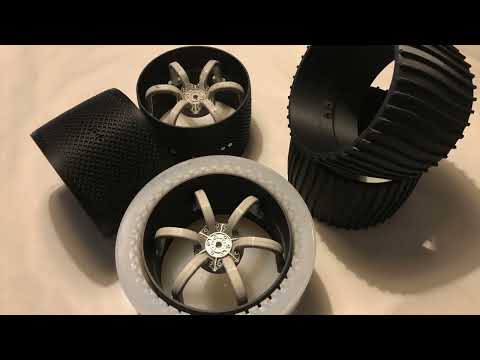 Casting the wheel silicone mold