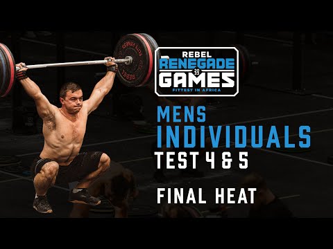 Individual Men's Test 4 & 5 FINAL HEAT - REBEL Renegade Games 2023 African CrossFit Semifinal.