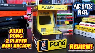 Is This New Atari Pong 2 Player Mini Arcade Trash? Blaze Retro Mini Arcade Review!