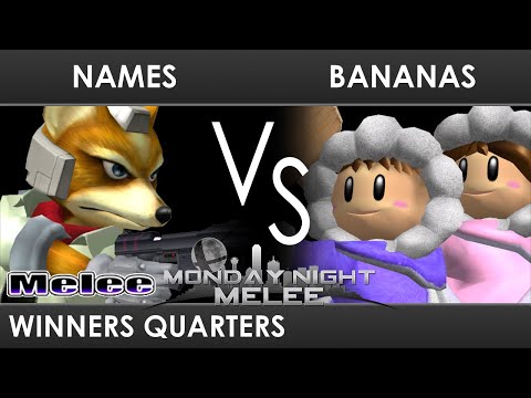 MNM 322 - Names (Fox) VS Bananas (ICs) - Winners Quarters - SSBM Melee